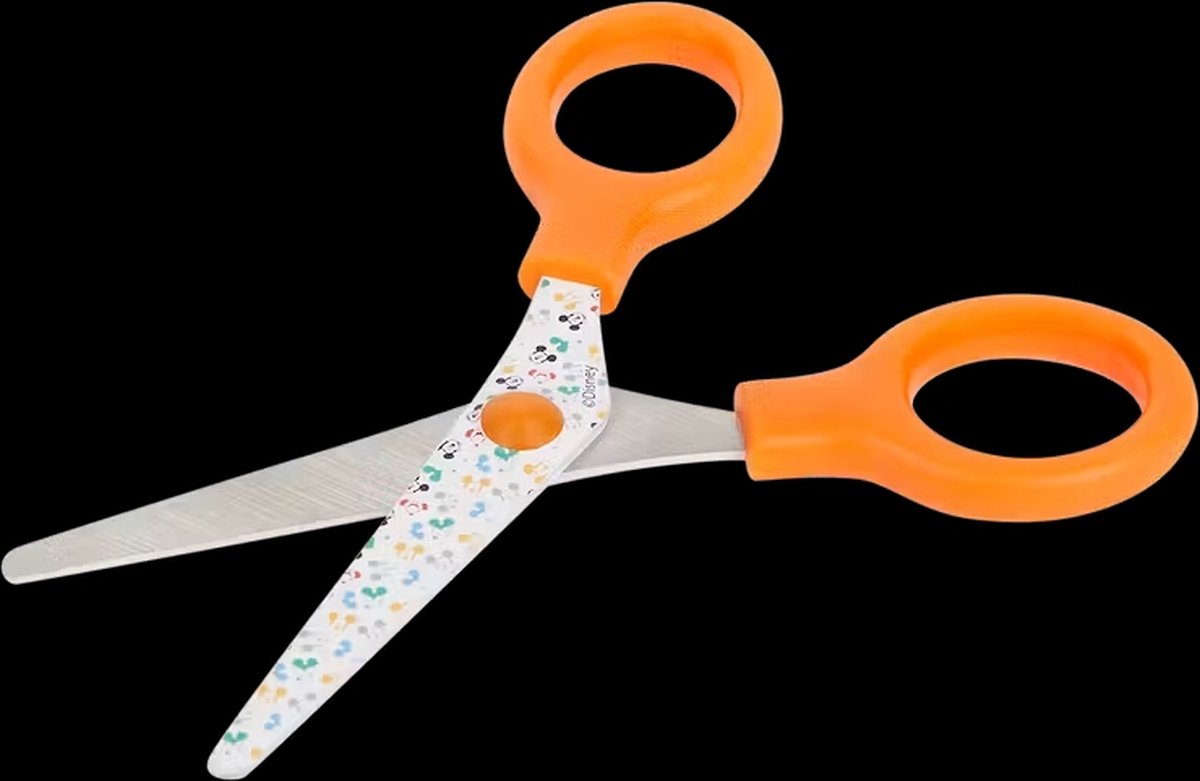 knutselschaar   - Mickey Mouse - kinderschaar - schaartje papier - papierschaar - schaar