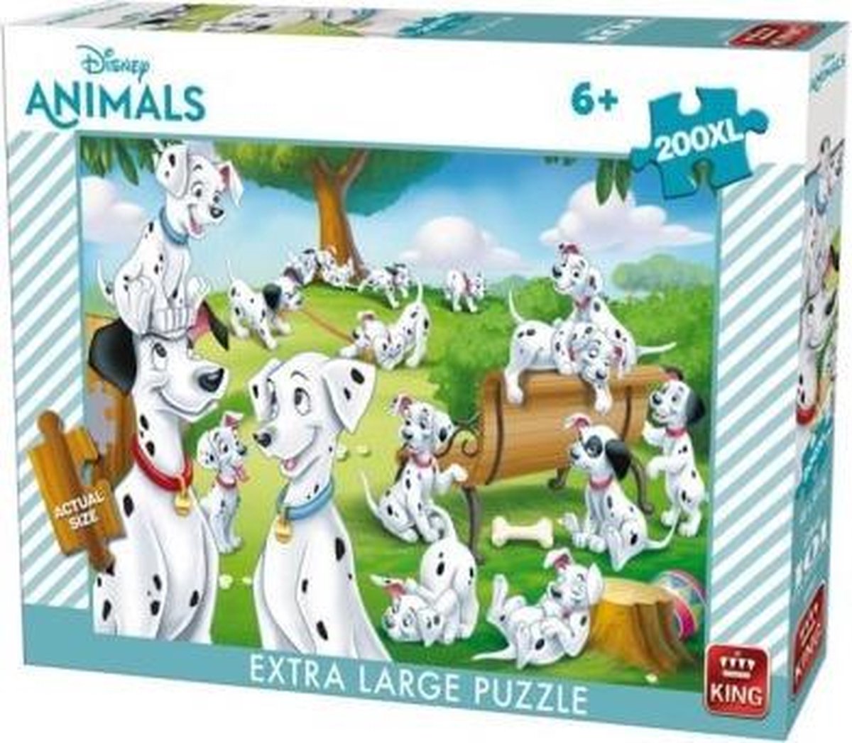 legpuzzel Disney 101 Dalmati√´rs XL junior 200 stukjes