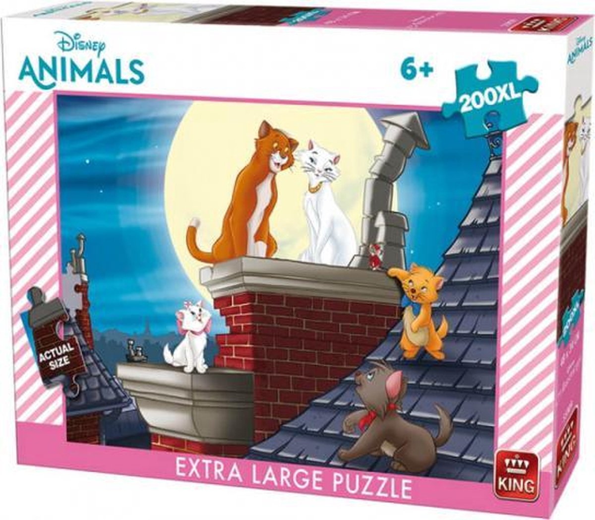 legpuzzel Disney De Aristokatten XL junior 200 stukjes