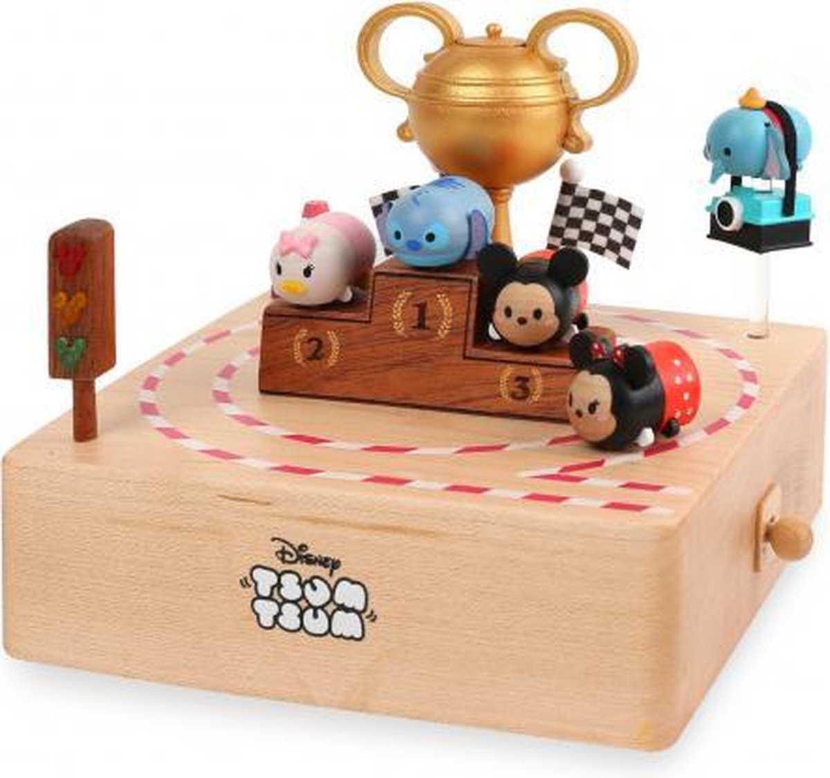 muziekdoos TsumTsum Wooderful Life junior 14 cm hout