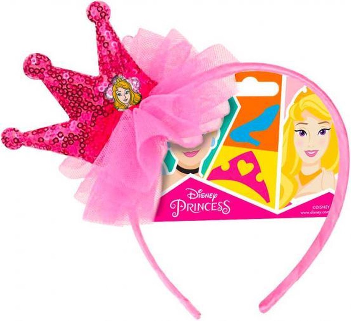 tiara Princess meisjes polyester roze one-size