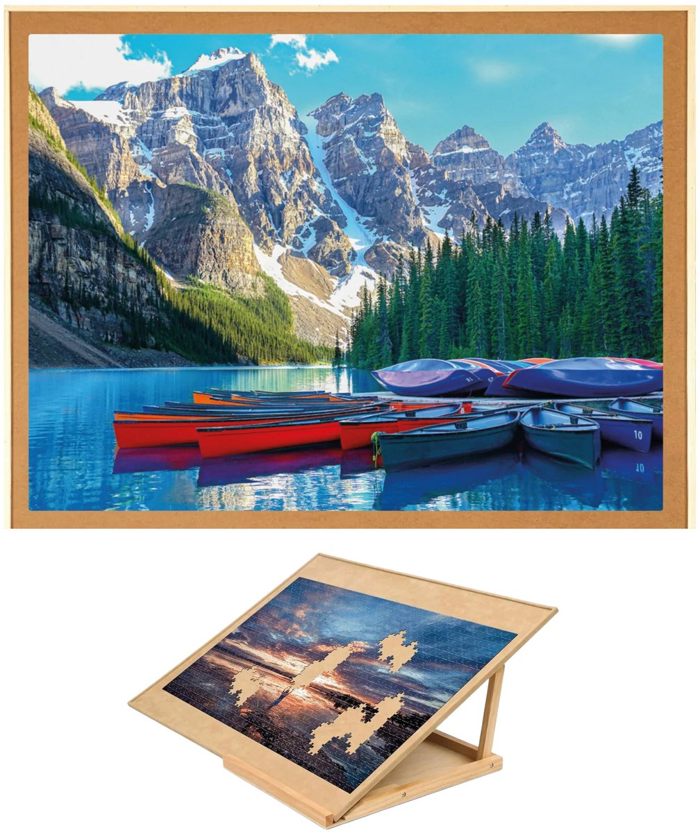 Opklapbare Puzzeltafel - Voor 1000 stukjes - Puzzelplaat - Puzzel - Bord - Plank - Map - Mat - Koffer -  
