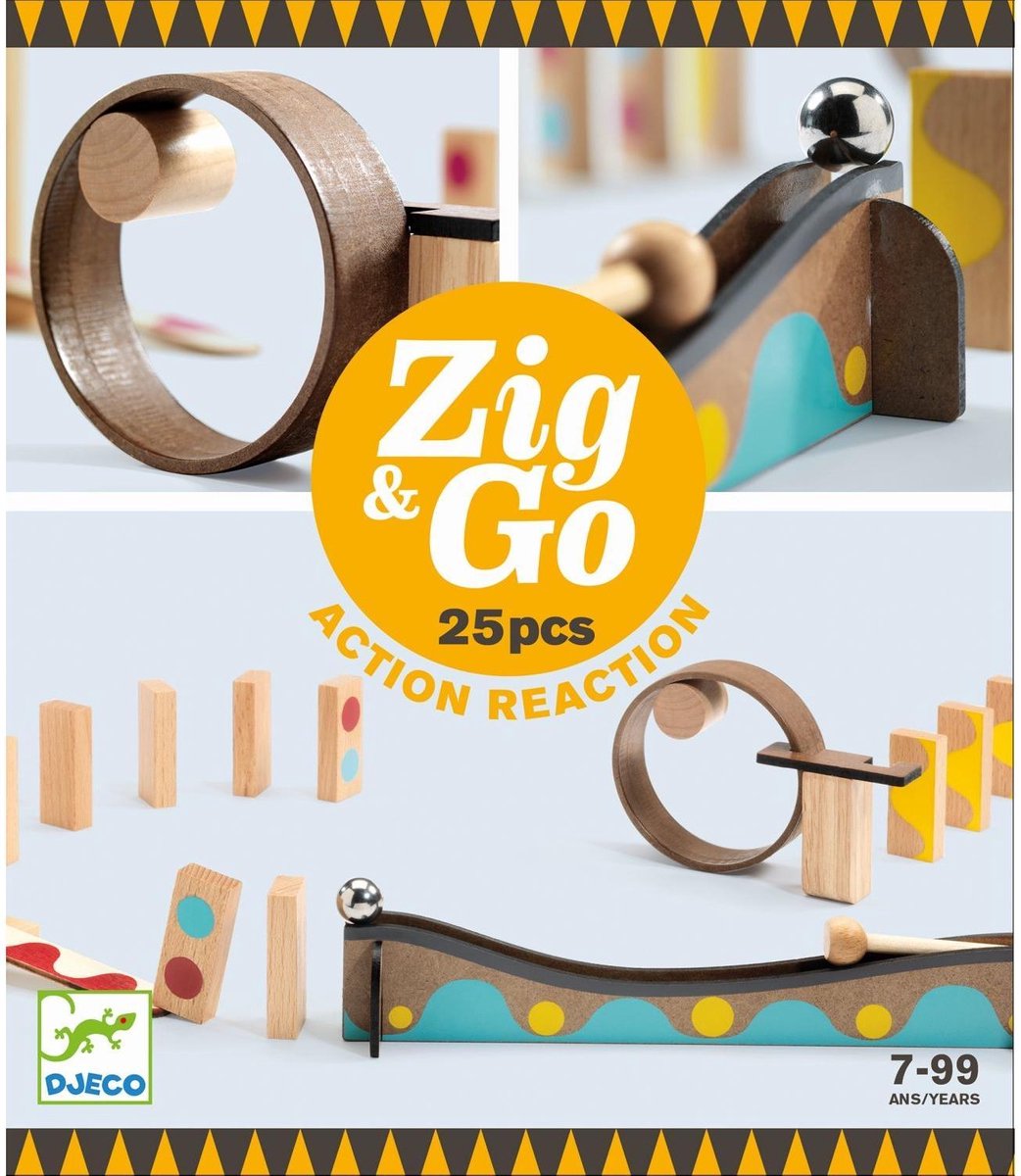 Djeco Zig & Go 25 Stuks