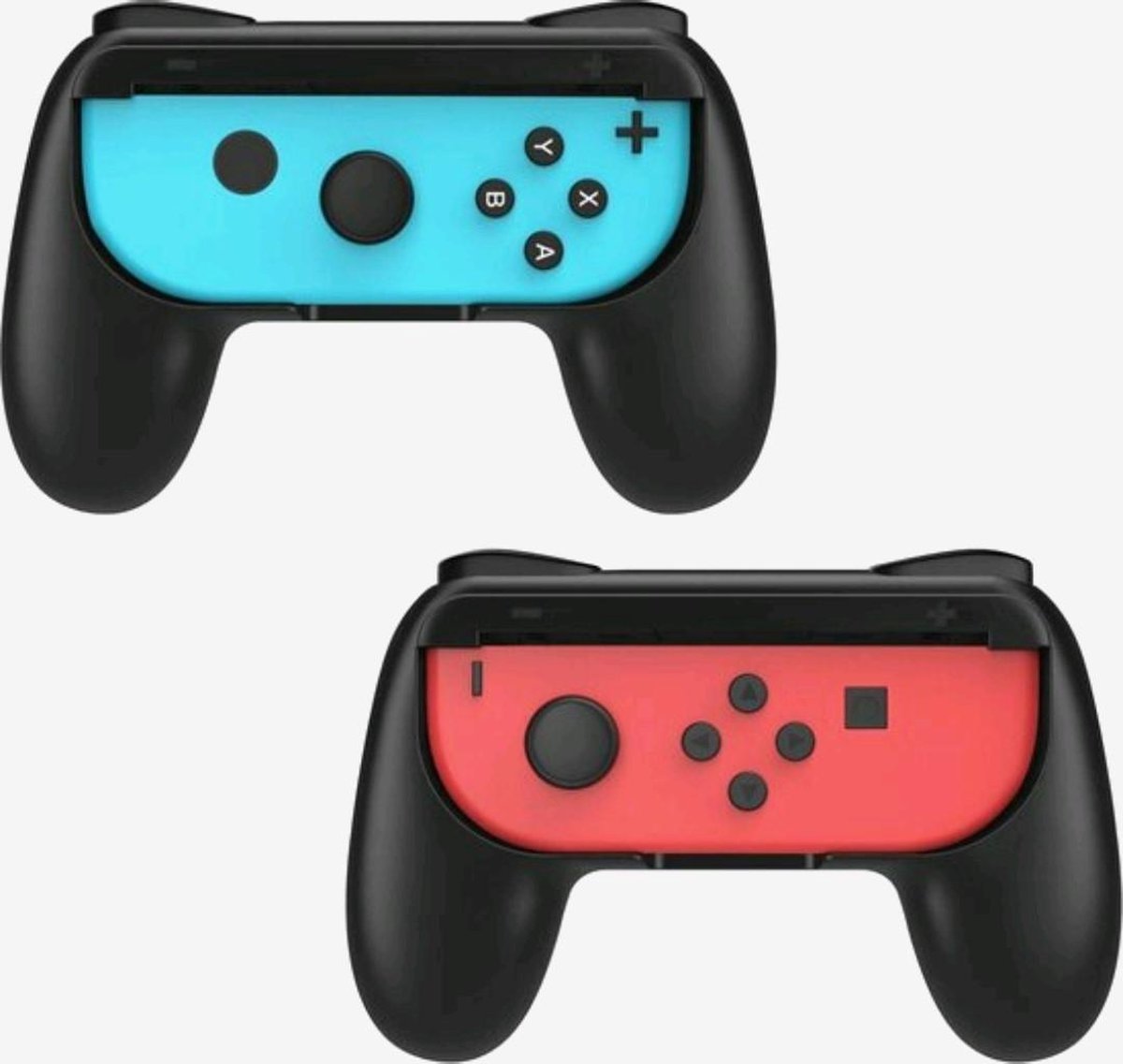 Handgrip voor Nintendo Switch Joy Con Controller – Zwart