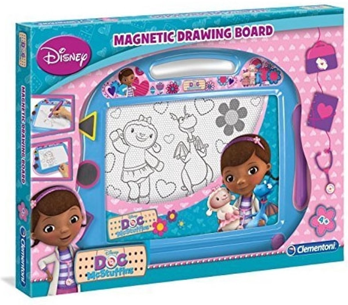 Doc McStuffins / De Speelgoeddokter magnetisch tekenbord 15cm