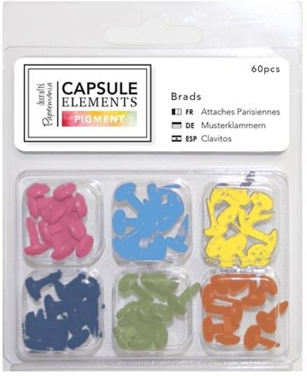 Brads (60  stuks) - Capsule Collection - Elements Pigment