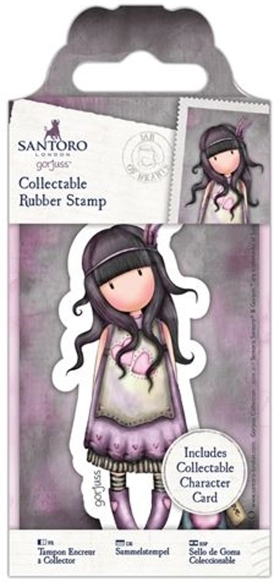 Collectable Rubber Stamp - Santoro - No. 50 Jar Of Hearts