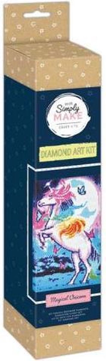 Simply Make Diamond Art Kit - Magical Unicorn