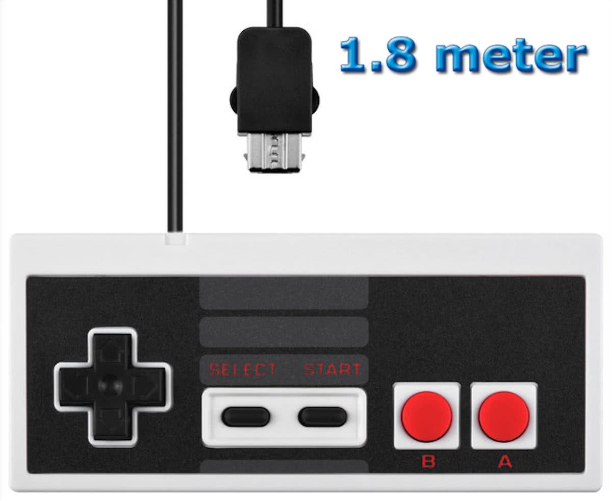 Dolphix - Controller voor de Nintendo Mini Classic NES in het grijs (2016 model)