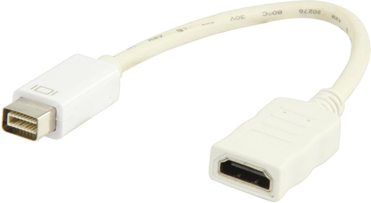 Dolphix Mini DVI (m) naar HDMI (v) adapter - 0,15 meter