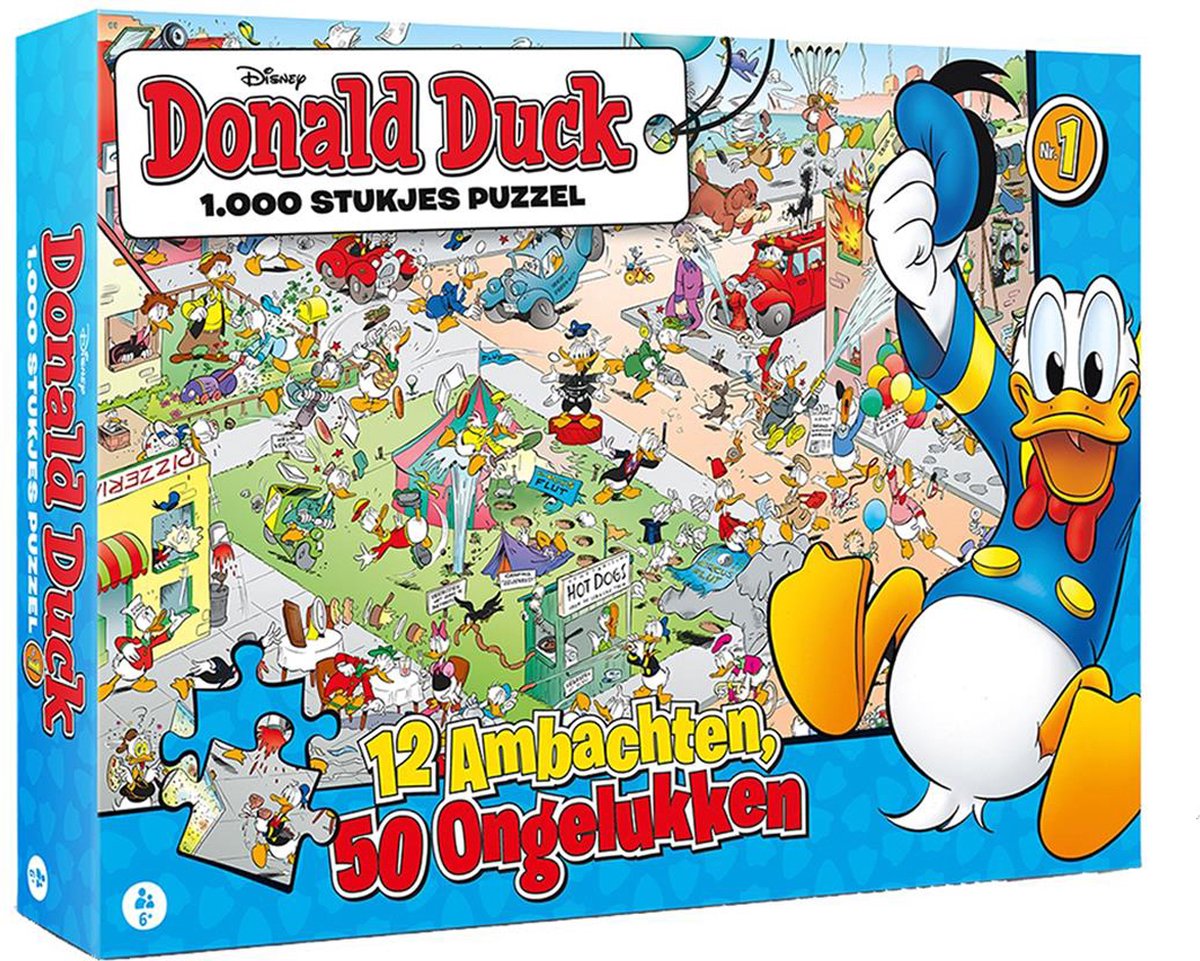 Puzzel - Donald Duck - Ambachten Ongeluken - 1.000 st.