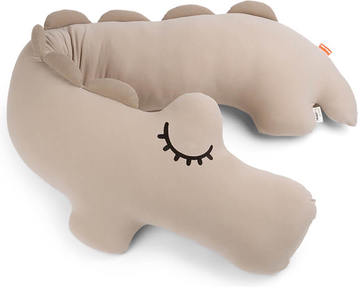 Done By Deer Comfy Body Pillow Croco Sand