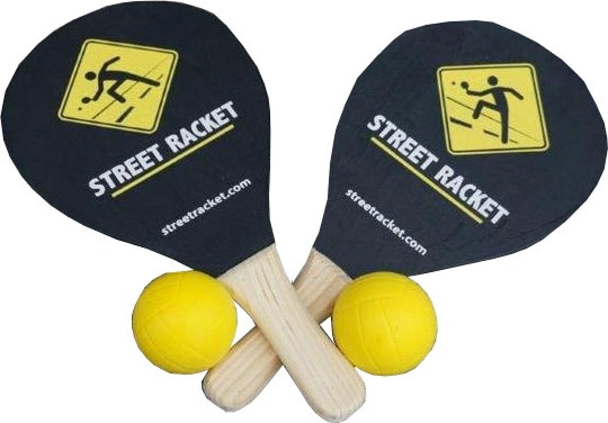 Donic Schildkröt Street Racket Set In Draagtas Zwart