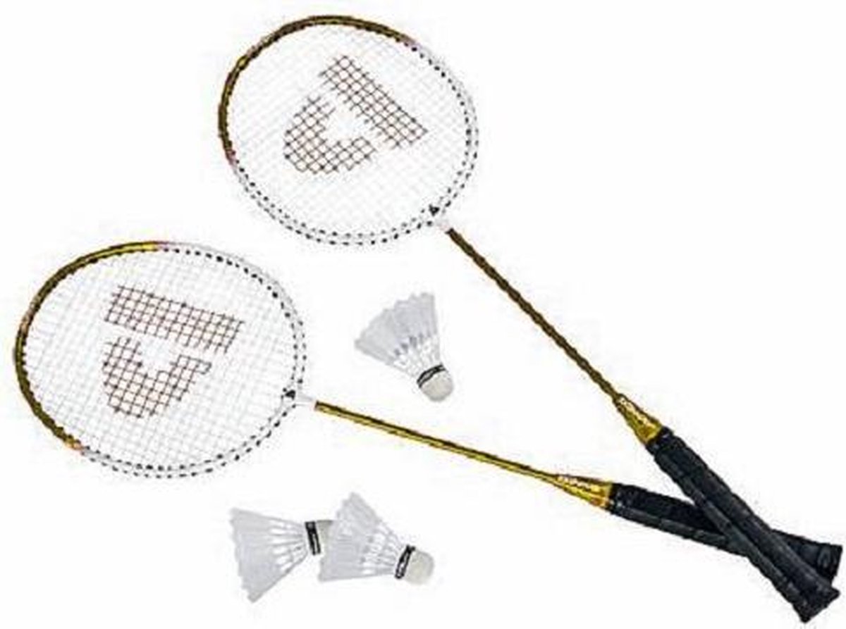 Donnay Badmintonset Htf Staal Geel 5-delig