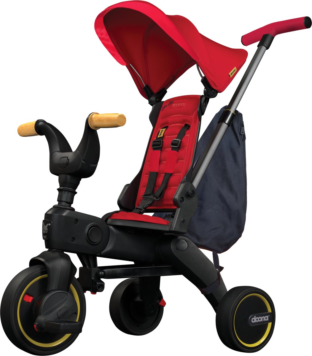   LIKI Trike S5 inclusief shopping- en travelbag flame red