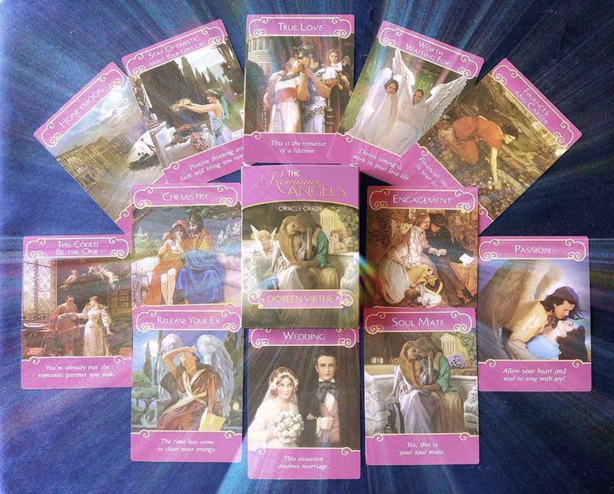 The Romance Angels Oracle Cards Pocket Edition - Doreen Virtue - 2020