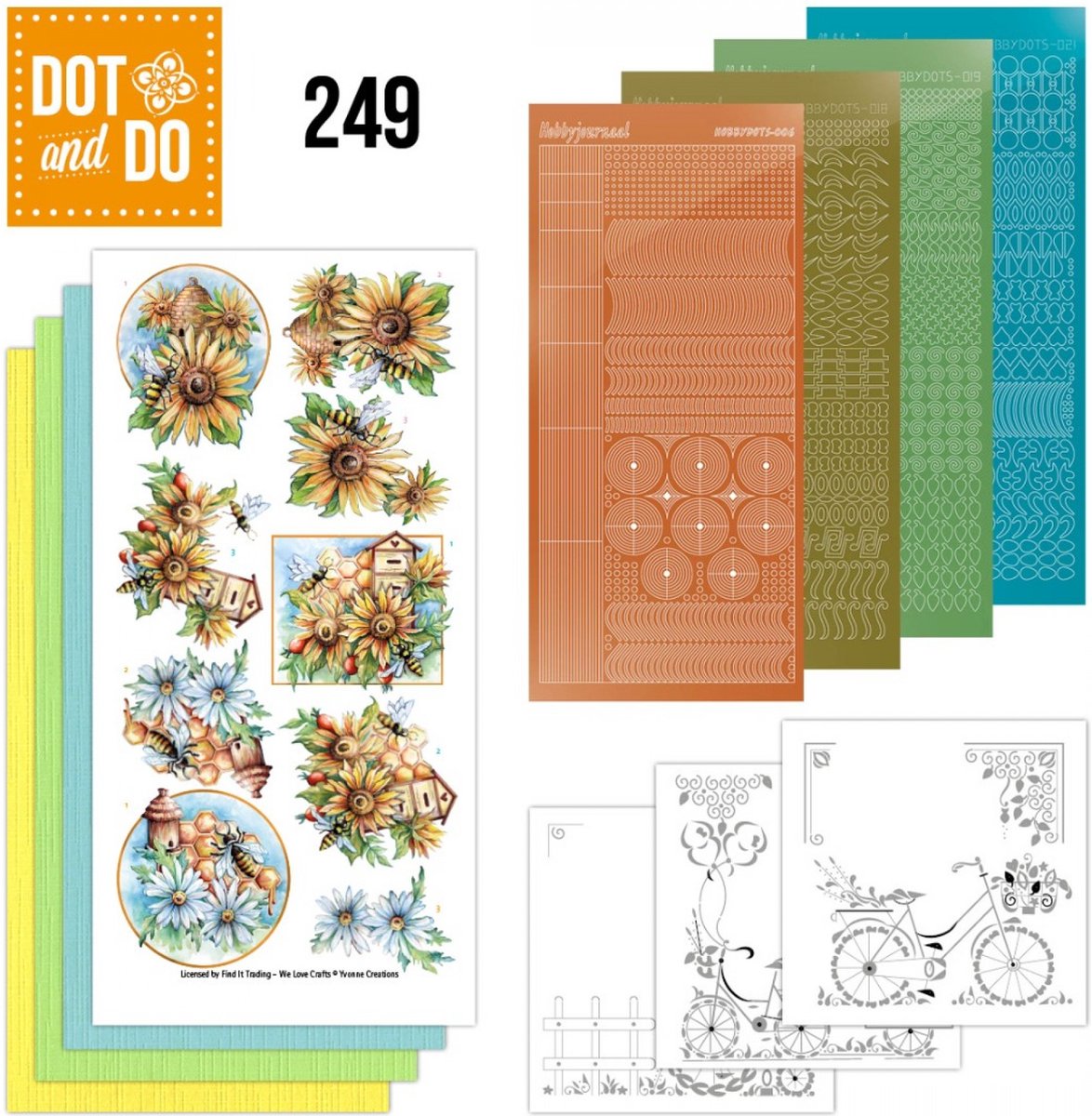 Dot And Do 249 - Yvonne Creations - Bee Honey