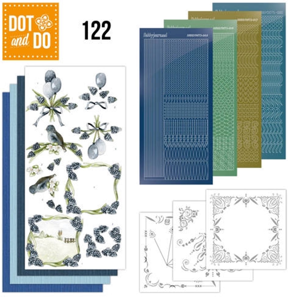 Dot and Do 122 - Precious Mariekeblauwe Druifjes