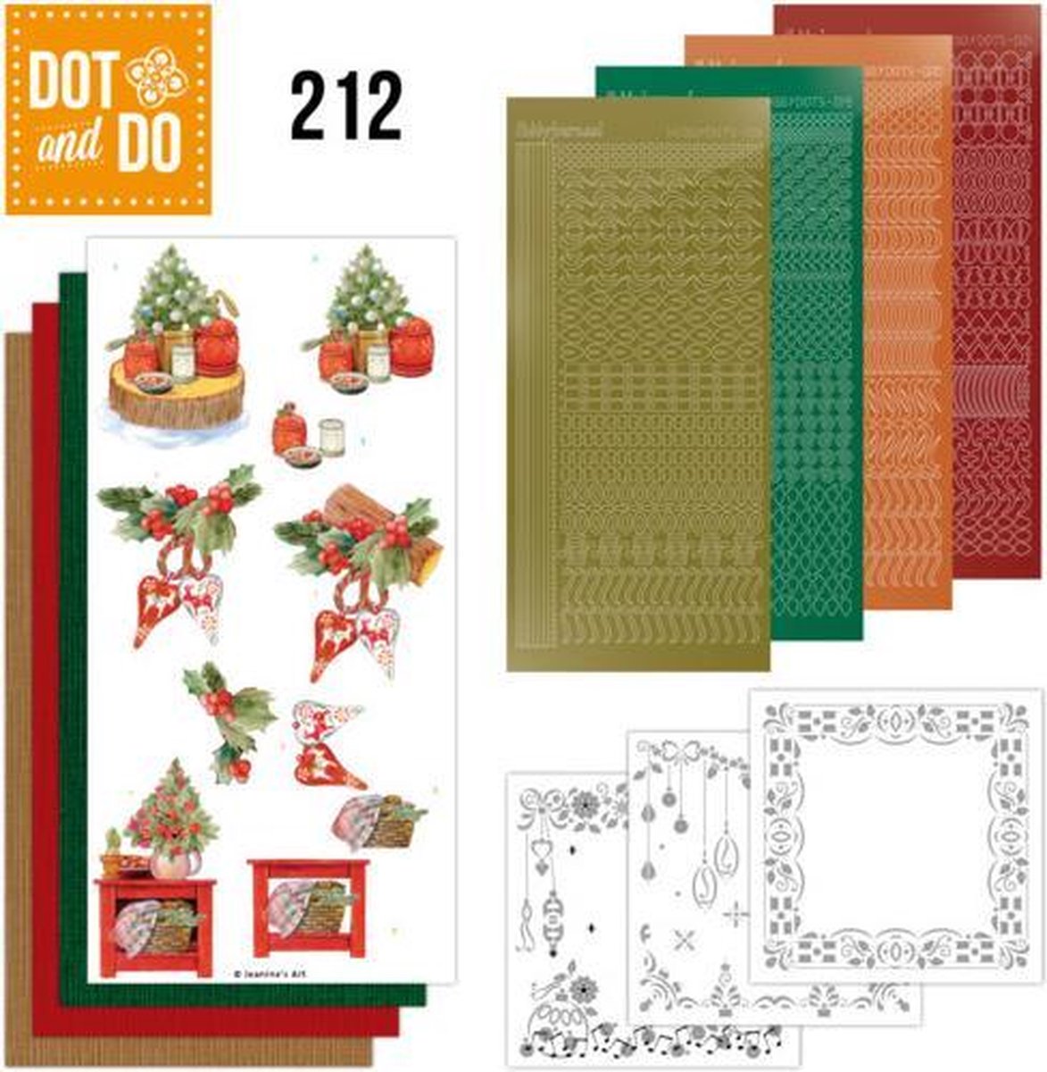 Dot and Do 212 - Jeanines Art - Christmas Cottage