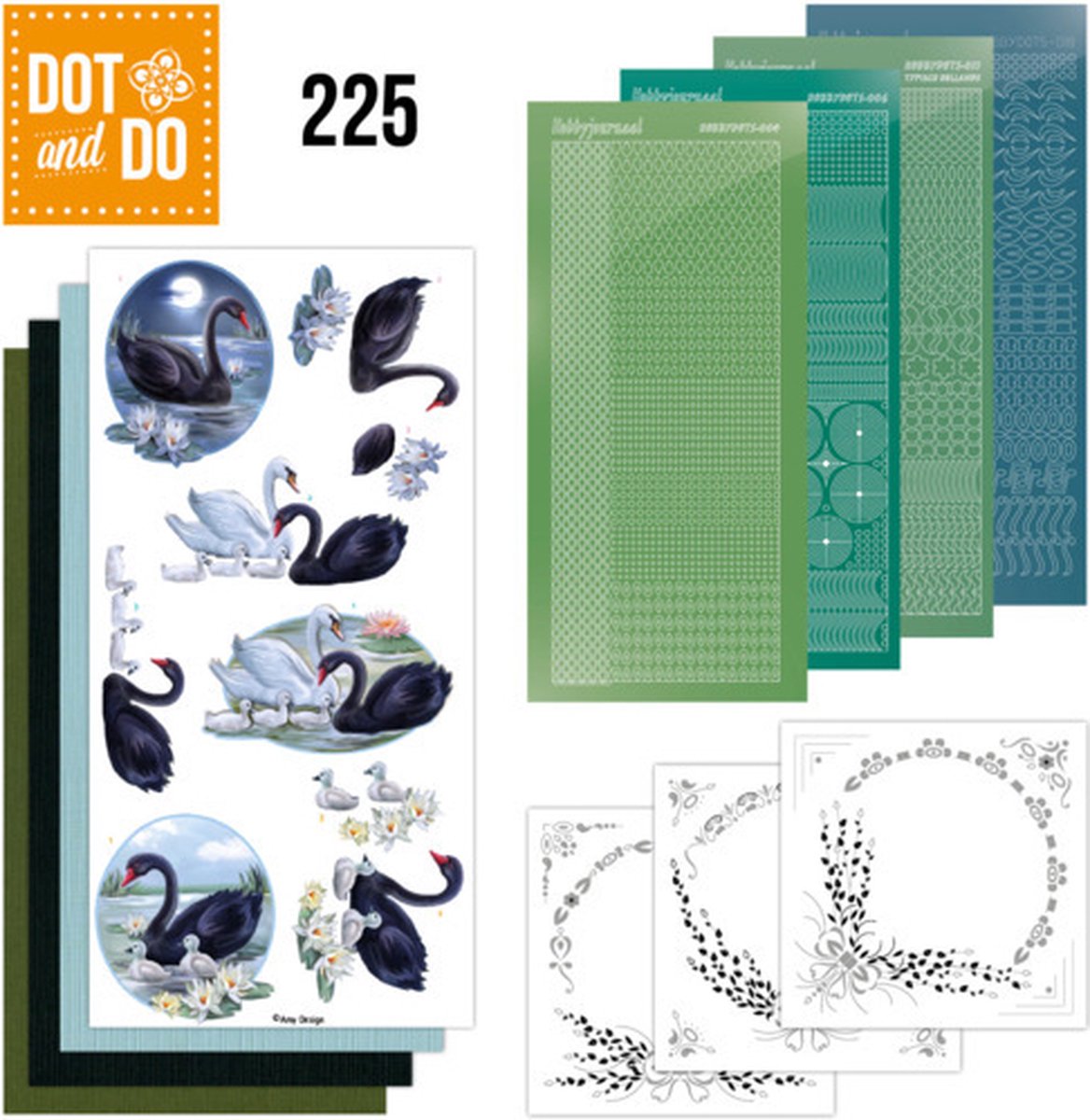 Dot and Do 225 - Amy Design - Elegant Swans