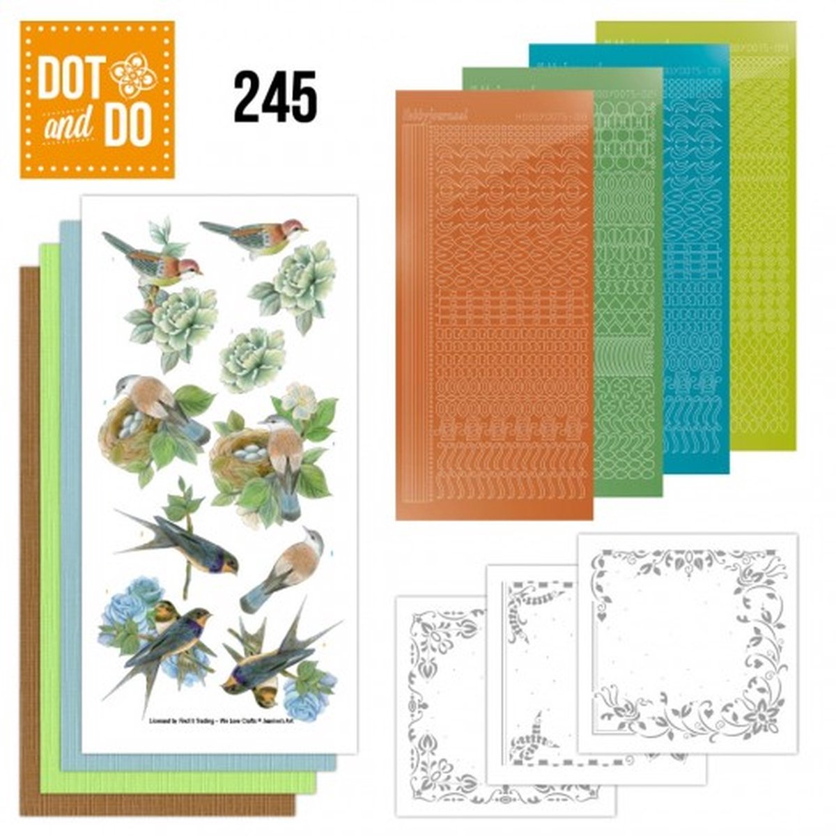 Dot and Do 245 - Jeanines Art - Vintage Birds