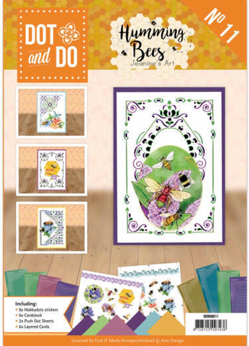 Dot and Do Book 11- Jeanines Art - Humming bees