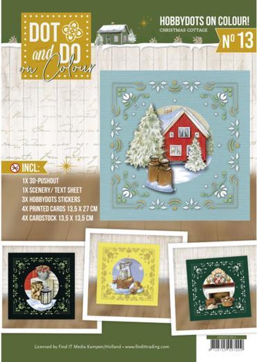 Dot and Do on Colour 13 - Jeanines Art - Christmas Cottage