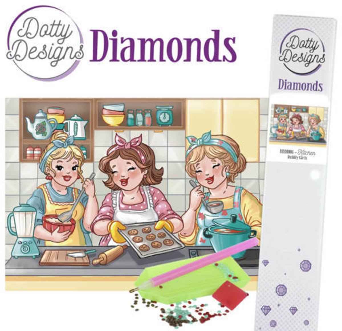 Dotty Designs Diamonds - Bubbly Girls - Kitchen