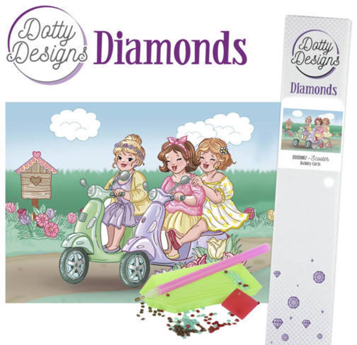 Dotty Designs Diamonds - Bubbly Girls - Scooter