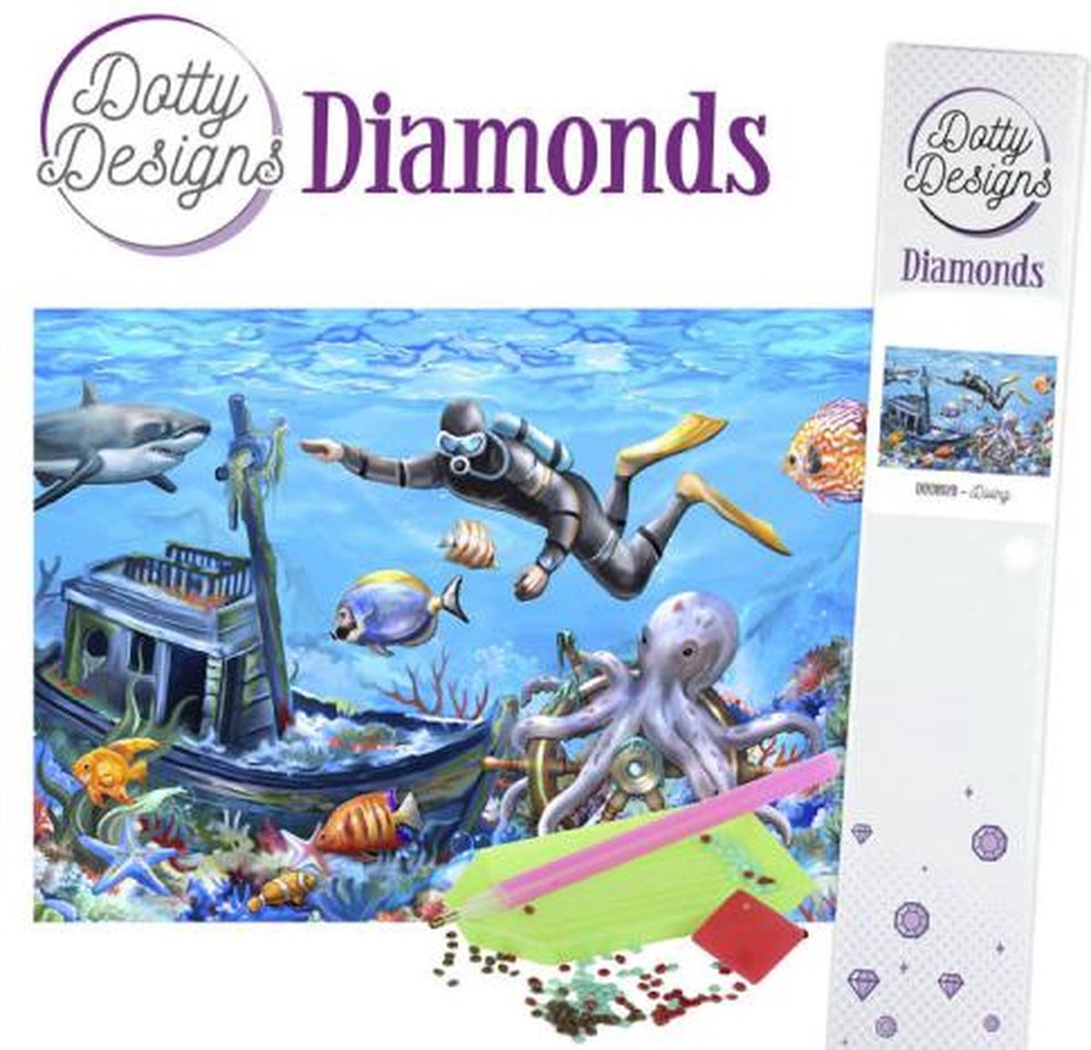 Dotty Designs Diamonds - Diving