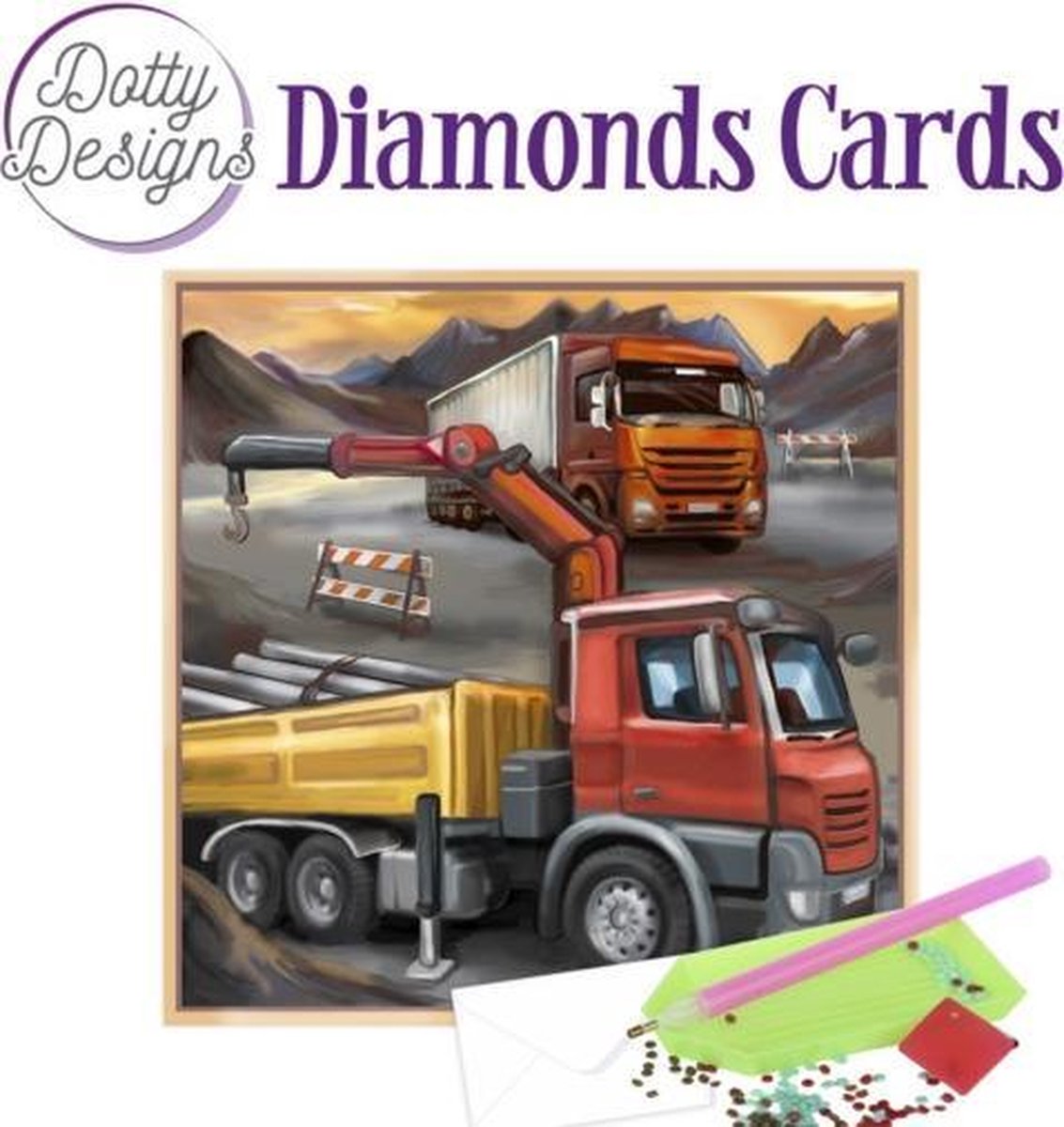 Dotty Designs Diamond Cards - Vintage Truck DDDC1030