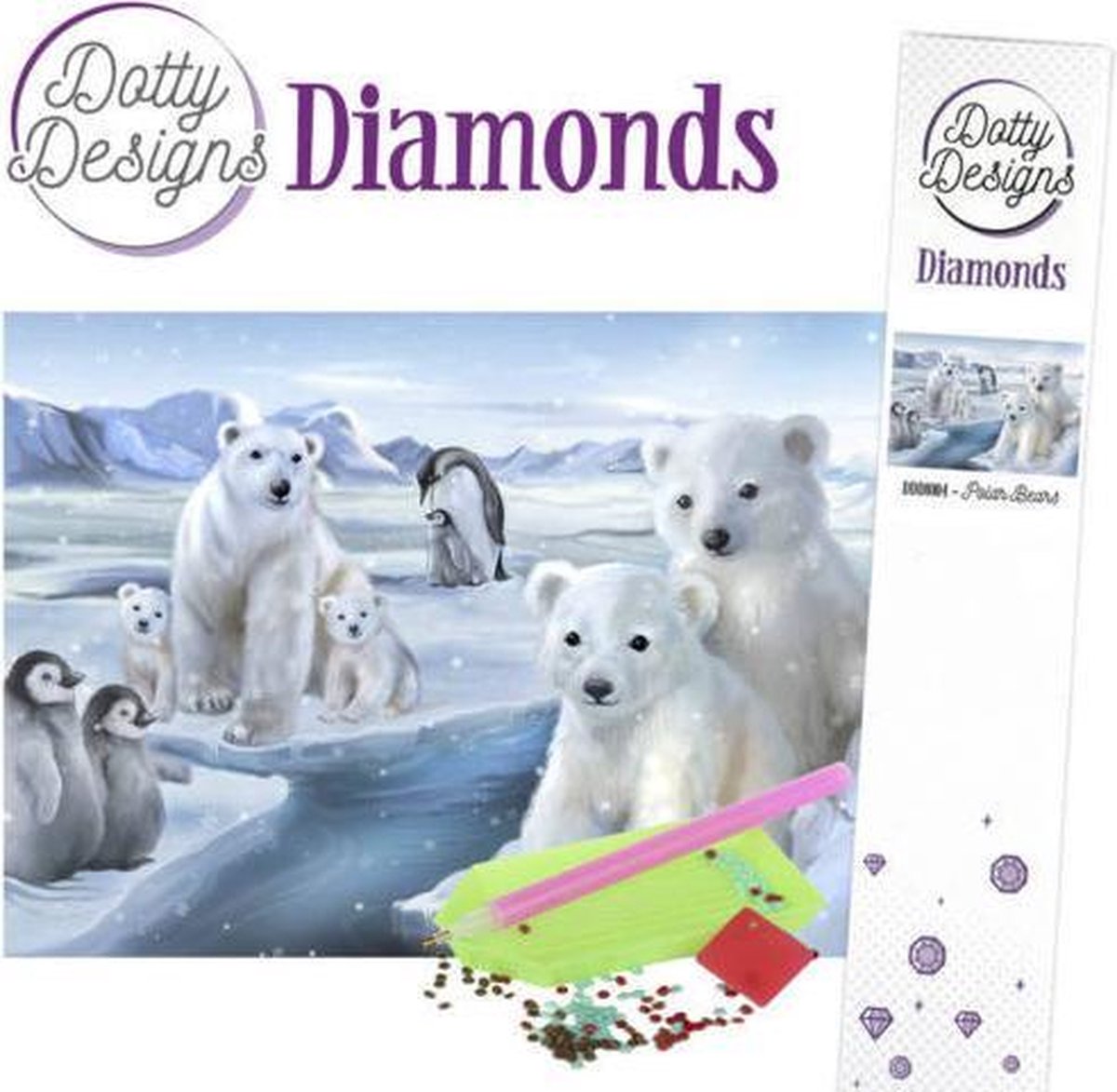 Dotty Designs Diamonds - Polar Bears