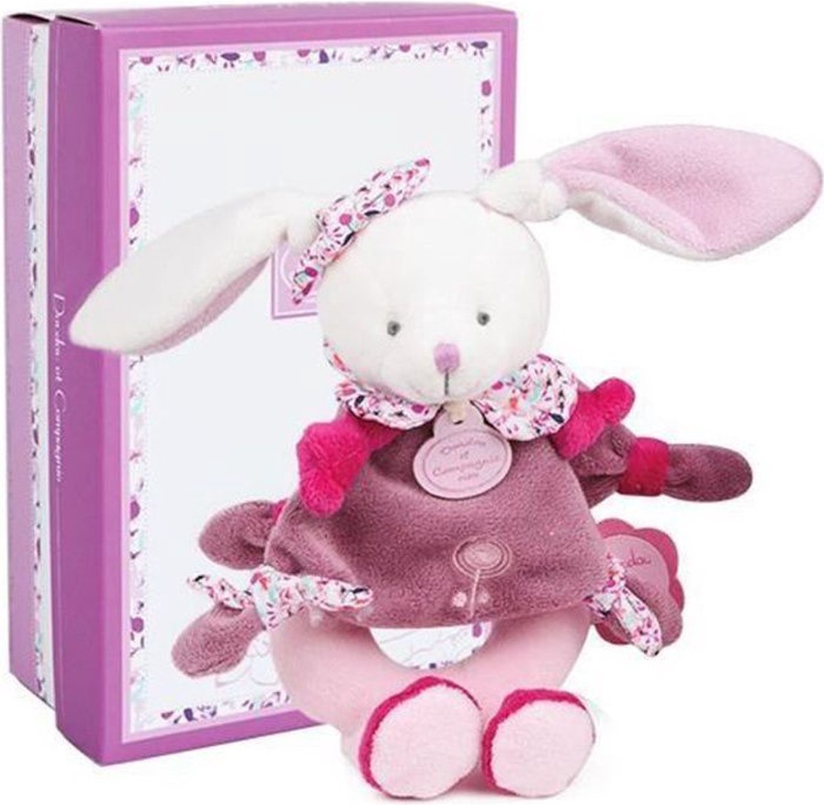 DOUDOU ET COMPAGNIE Cherry and Petit Chou - Rammelaar Cherry The Rabbit