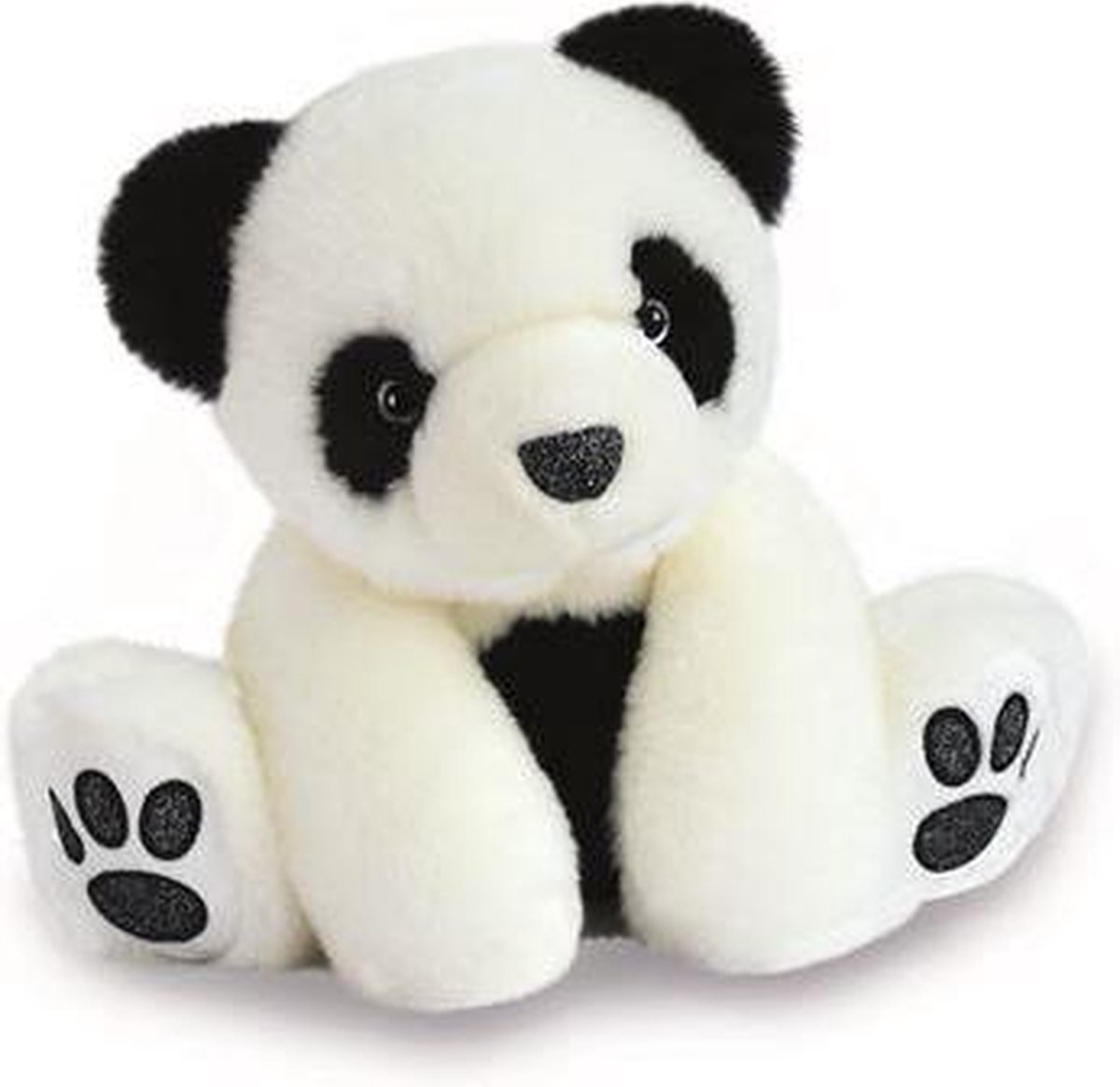 DouDou et Compagnie - Glitter panda knuffel - 17cm - HO2865