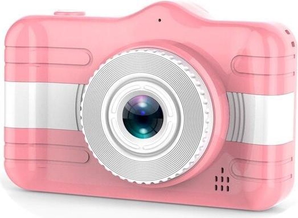   PIXEL3S - Digitale KinderCamera Pro – 3.5inch Grote Scherm – 1080P 2.1MP - Video & Fotoshoot Kids – Selfie Functionaliteit – Roze