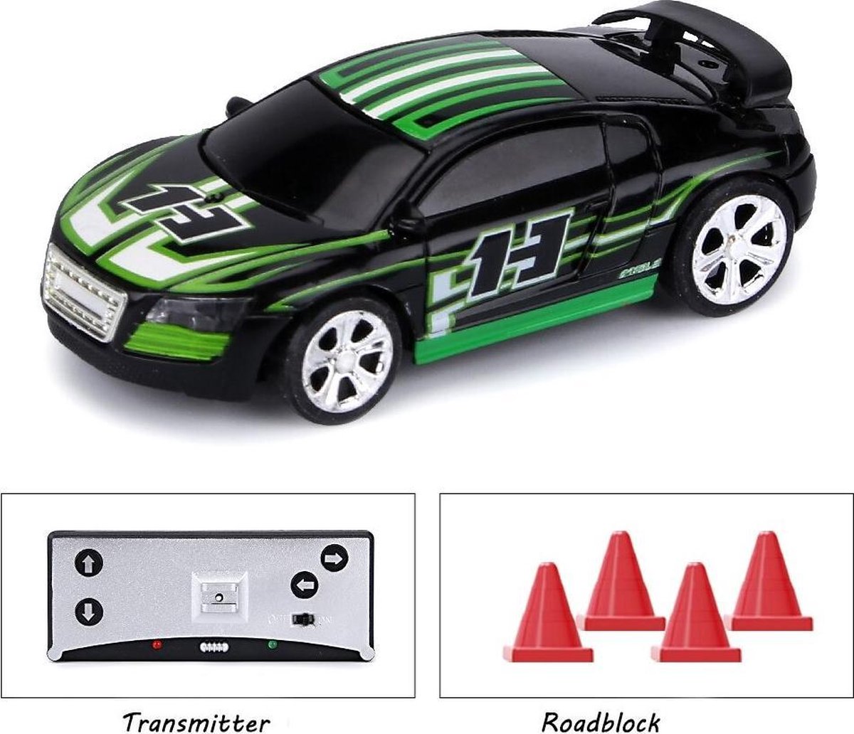   TinyCars2  - 1:58 Bluetooth R/C Racer 2.4Ghz Besturing tot 30 meter - 20 KM/H -  Bestuurbare Auto voor IOS / Android - Explorer