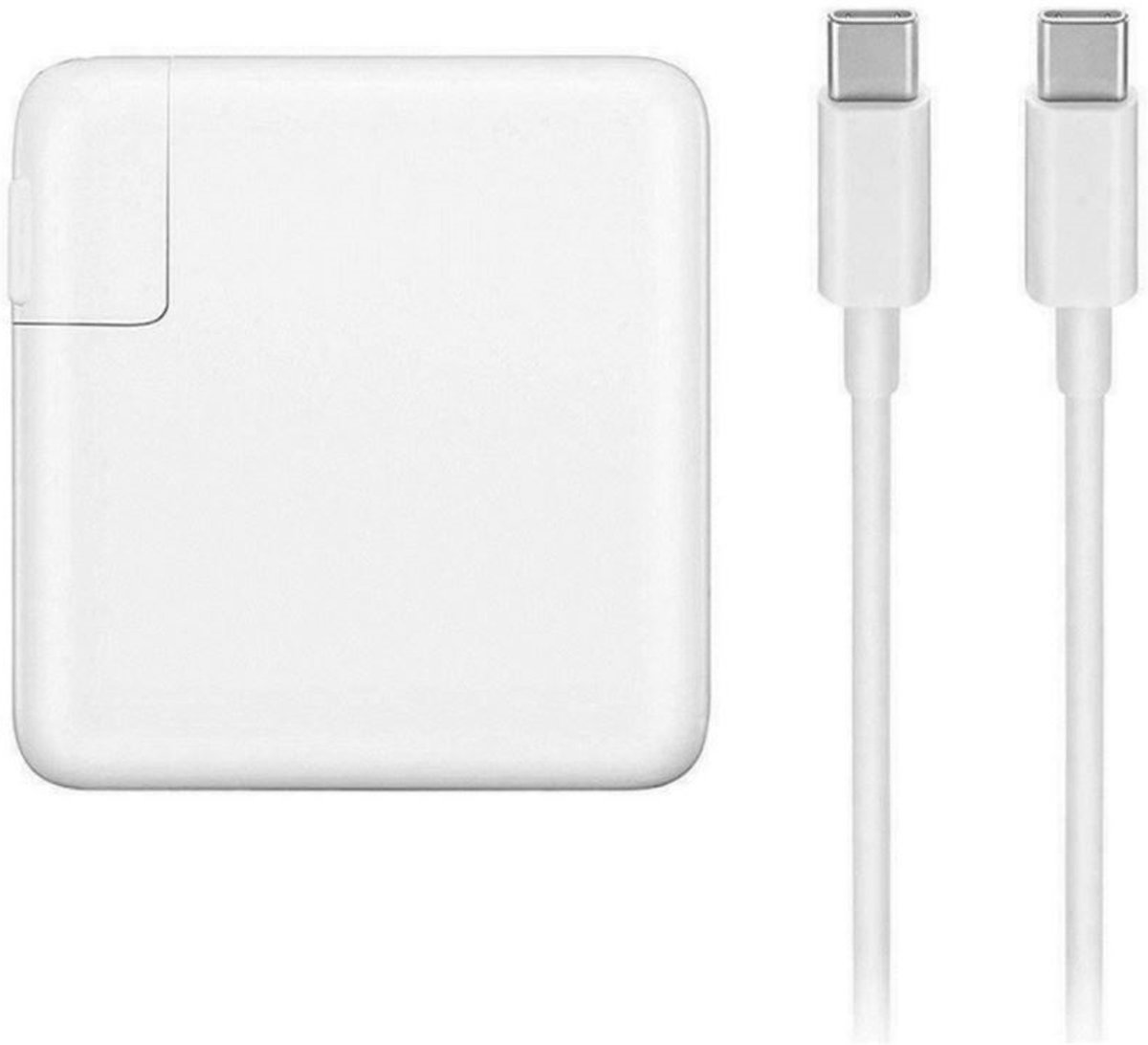 DrPhone USB-C Power Adapter 87w - Adapter Voeding + Type-C naar Type-C Kabel