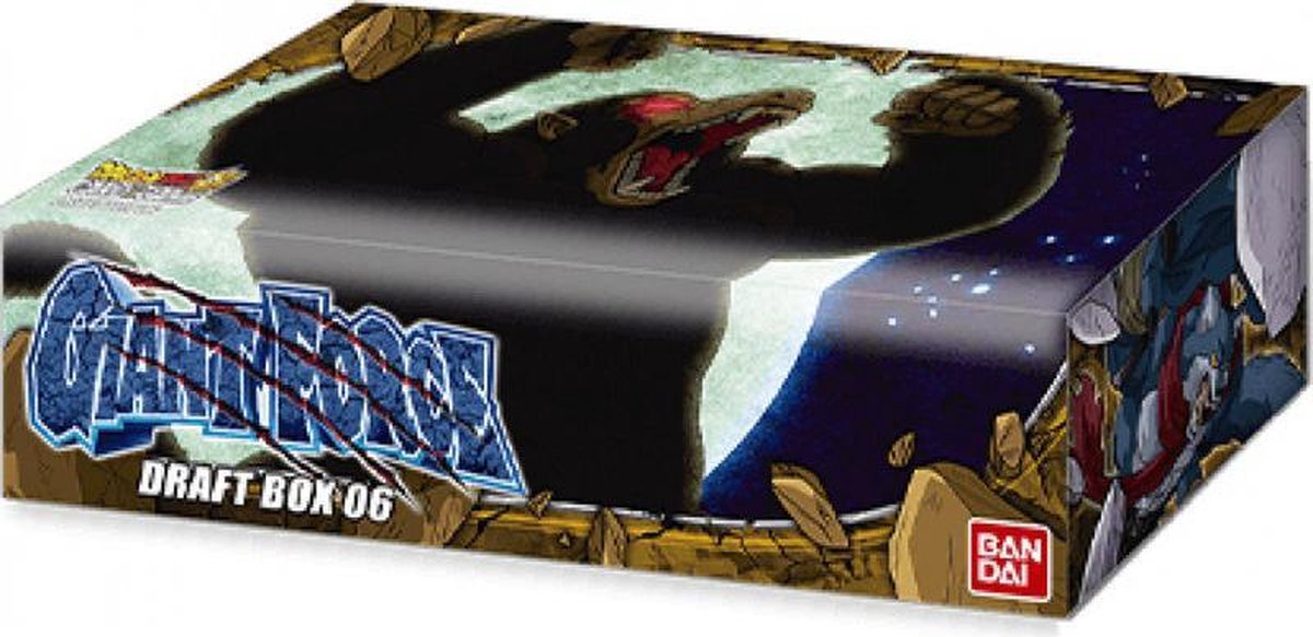 TCG Dragon Ball Super Card Game Draft Box 06 Giant Force - 24 Draftbox 6 Booster Packs - 4x exclusieve DB03 Leader Cards - Bewaardoos - DBSCG - Dragonball SCG - CG - Verzamelkaarten