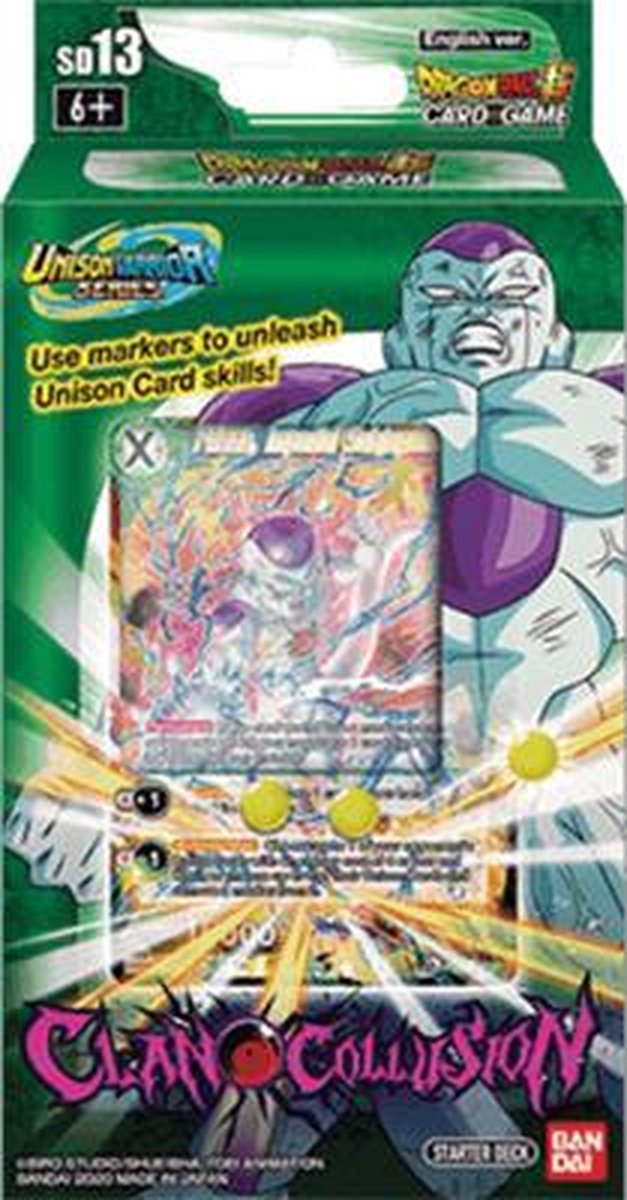 Dragon Ball SCG S10 Green Starter Deck Clan Collision