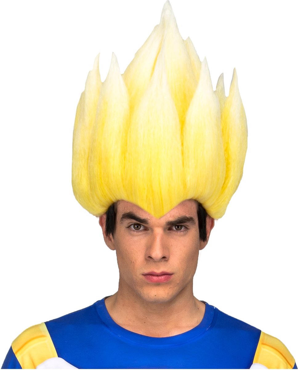 Dragon Ball Z™ Super Saiyan Vegeta pruik voor volwassenen - Verkleedpruik