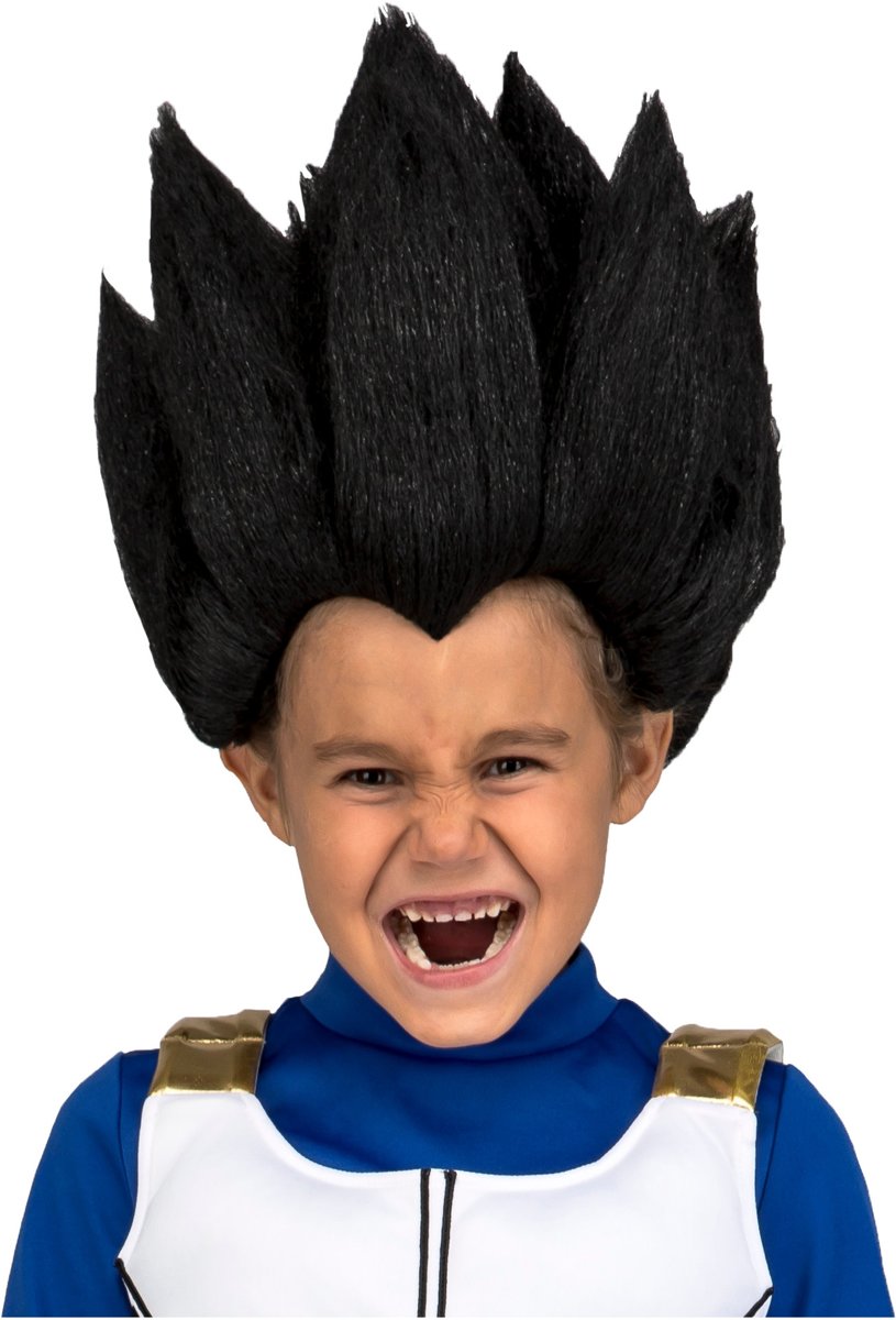 Vegeta Dragon Ball™ pruik voor kinderen - Verkleedpruik