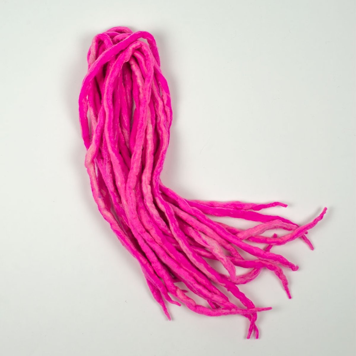 Dragon Dreads Dreadlocks Mix & Match 10 Wool Roze