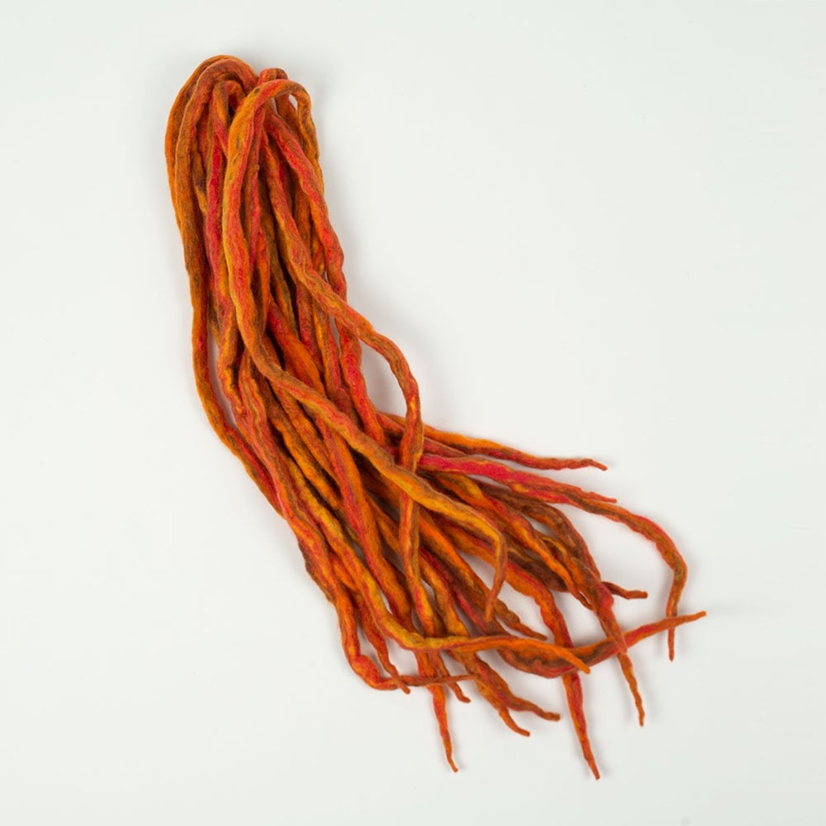 Dragon Dreads Dreadlocks Mix & Match Fire 10 Wool Oranje