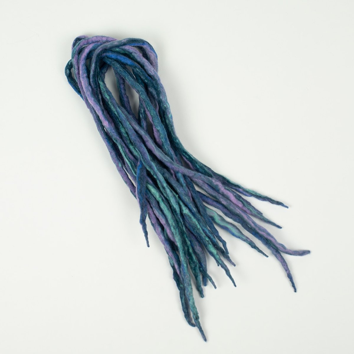 Dragon Dreads Dreadlocks Mix & Match Mermaid 10 Wool Blauw/Paars