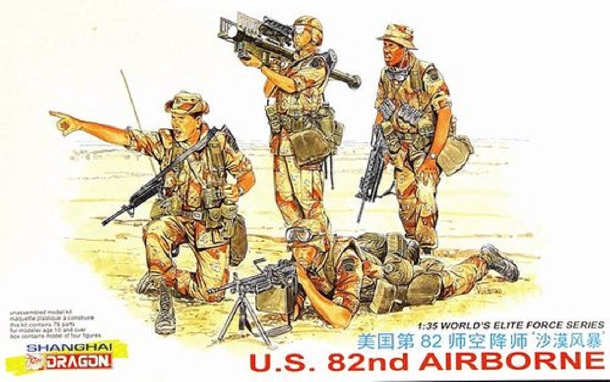 1:35 Dragon 3006 U.S. 82nd Airborne -Worlds Elite Force Series Plastic kit