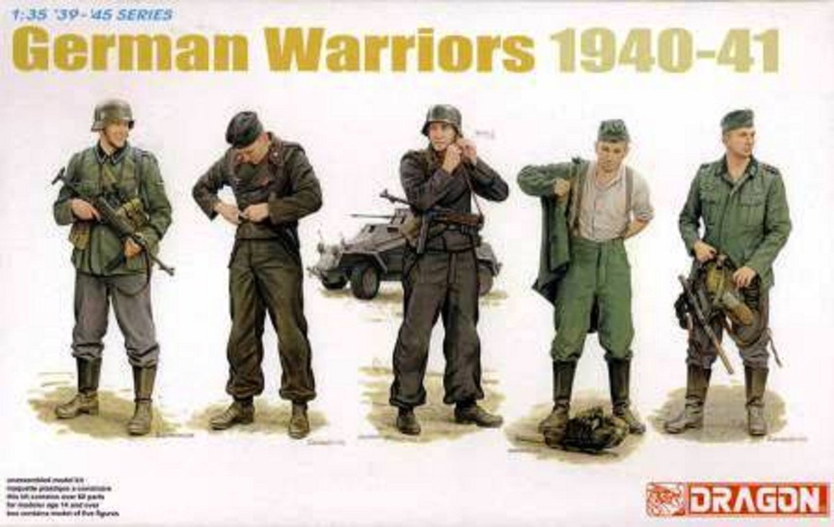 1:35 Dragon 6574 German Warriors - Figures Plastic kit