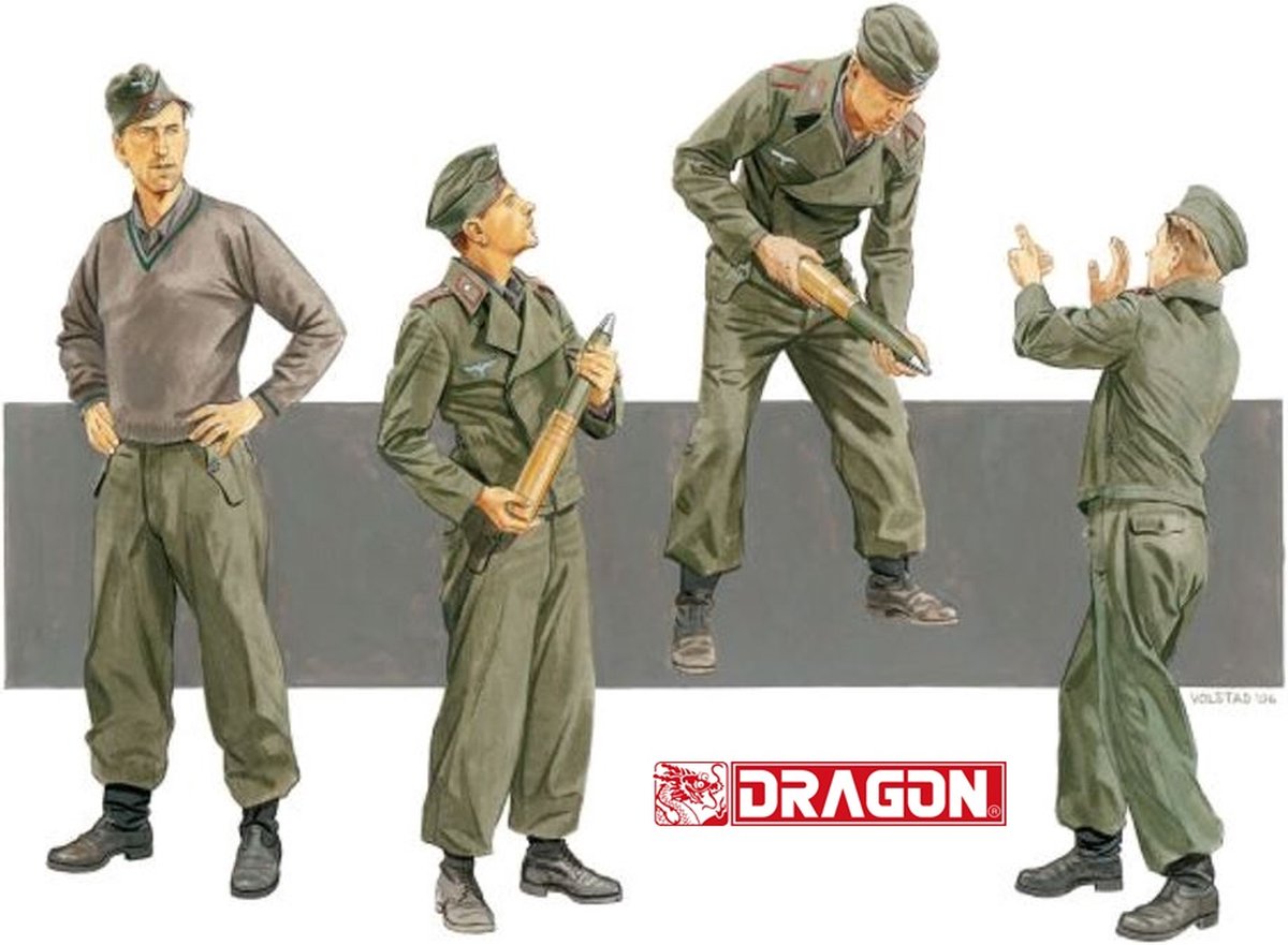 Dragon - 1/35 Stumschutze Crew Reloading Russia 1941 (6/22) *dra6192 - modelbouwsets, hobbybouwspeelgoed voor kinderen, modelverf en accessoires