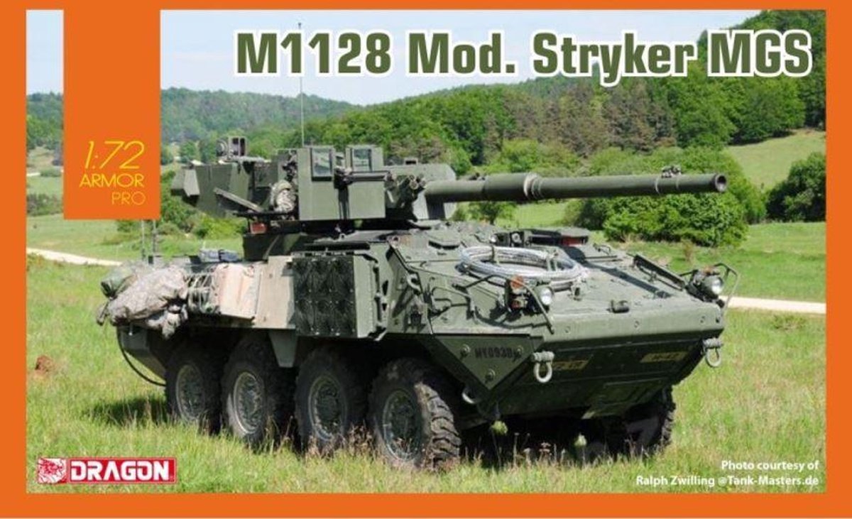 Dragon - 1/72 M1128 Mod. Stryker Mgs (1/21) * - DRA7687 - modelbouwsets, hobbybouwspeelgoed voor kinderen, modelverf en accessoires