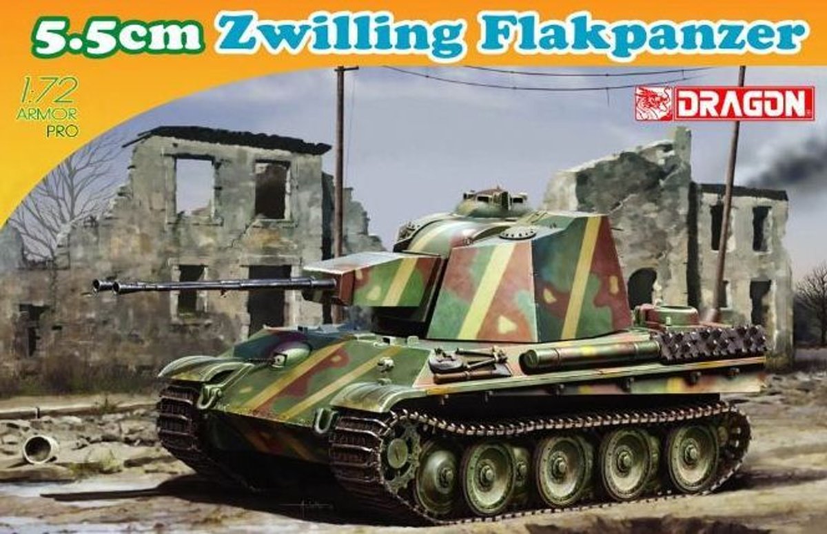 Dragon - 5.5cm Zwilling Flakpanzer (Dra7488)