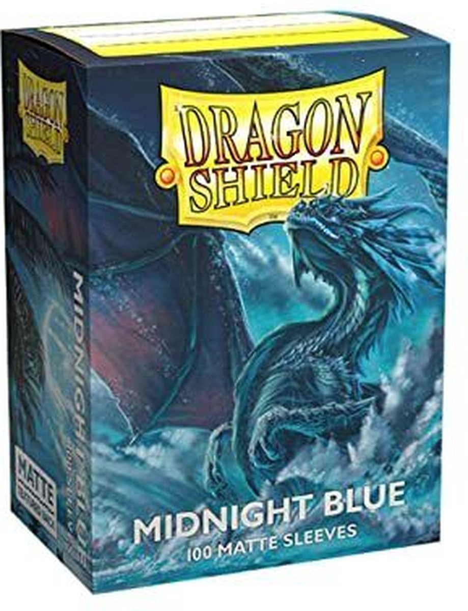   100 Box Sleeves Matte Midnight Blue